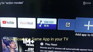 How to send files to Tv  How to transfer files to Tv