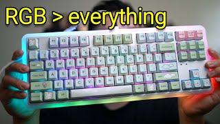 they almost made the RGB dream keyboard - Epomaker Everglide SK87