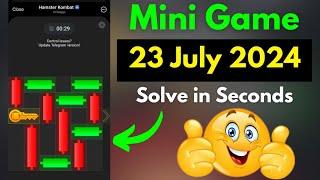 Hamster Kombat Mini Game Today  Mini Game Hamster Kombat 23 July  How To Solve Mini Game