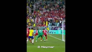 Players Try To Score Corner + Di Maria 