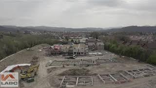 Progress at Llys Marl taken on April 1st 2019