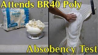 attends poly br40 absorbency test