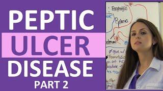 Peptic Ulcer Disease Pharmacology and Nursing Care  Gastric and Duodenal Ulcer NCLEX Lecture Part 2