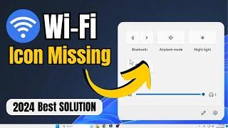 FIX WiFi Not Showing in Windows 1110  WiFi Icon Missing 2024 Best FIX