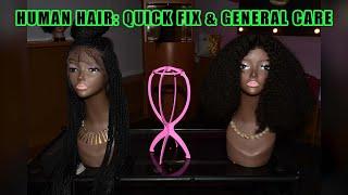 QUICK FIX HAIR  WIG CARE TIPS  HUMAN HAIR  BEAUTY BOOTH