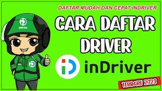 GAMPANG.. CARA DAFTAR INDRIVER MOTOR 2023  DRIVER INDRIVER PEMULA