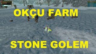 Knight Online Eslant Stone Golem Farm  Okçu Para Kasma