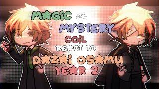 MAGIC and MYSTERY react to DAZAI OSAMU  HP x BSD  Bungo Stray Dogs  Harry Potter  12