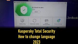 kaspersky total security change language in 2023