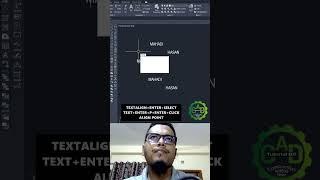 Align All Texts in a Single Command  #autocad #tutorial  #viral  #civilengineering #cadsoftware