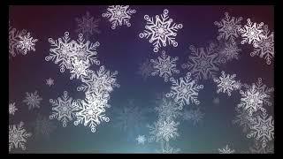 Snowflakes particles background loop 4k Free stock video