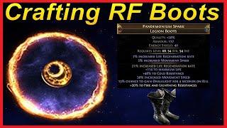 Crafting Perfect Righteous Fire Boots in Path of Exile Full Guide