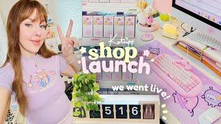 Artist Shop MEGA Launch day from our biggest collection yet STUDIO VLOG  Small business Diaries