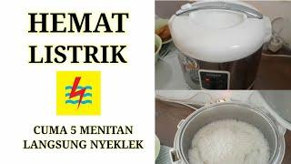 Cara memasak nasi hemat listrik pakai magic com