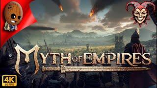 Myth of Empires ПВП сервер Мы под осадой Наступление по 3-ем округам 4К Прохождение #29