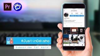 How to Create a Social Media Promo Intro for your Videos using iPhone Mockups Adobe CC Tutorial