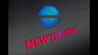 S4C continuity - Newyddion & Ffermio titles - September 1988