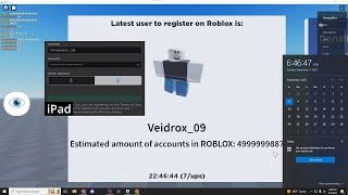 My Attempt at Trying to Get User ID 5000000000 on Roblox