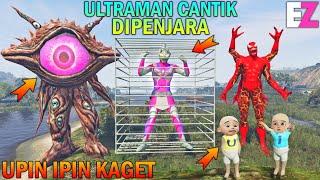 ULTRAMAN CANTIK DIPENJARA MONSTER DAJJAL UPIN IPIN KAGET - GTA 5 BOCIL SULTAN