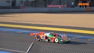 Mazda 787B pure loud Soundacceleration Le Mans Classic 2022