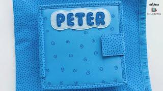 Quiet Book #71 Peter  Interactive Fabric Book