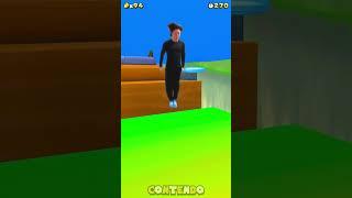 Guy jumps on Noteblock in Super Mario 3D Land