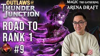 3 Hollow Marauders Walk Into A Bar  Mythic 9  Road To Rank 1  OTJ Draft  MTG Arena