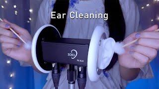 ASMR Tingly Ear Cleaning with Fluffy Earpick  Whispering Eardrum & Outer ear