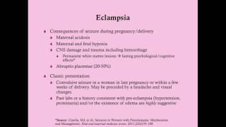 Eclampsia - CRASH Medical Review Series