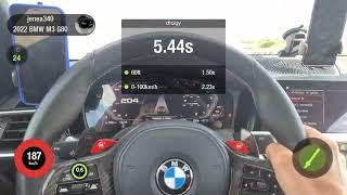 BMW M3 G80 1200hp acceleration