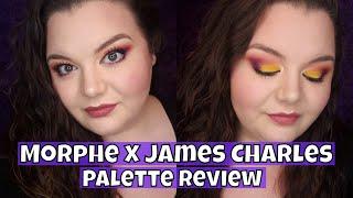 Morphe x James Charles Palette Review - Sunset Smokey Eye Tutorial