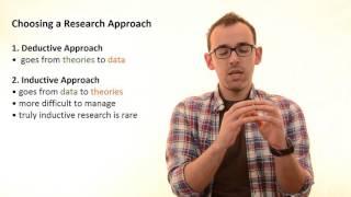 3.2 Choosing A Research Approach