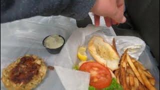 Crab Cake Review Taylors Neighborhood Restaurant - Ocean Pines Maryland  #foodreview #oceanpinesmd