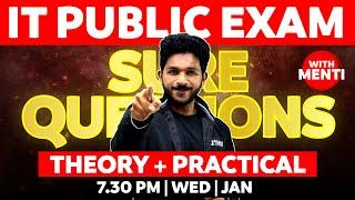 SSLC IT Public Exam  Sure Questions -Theory + Practical With Menti  Exam Winner