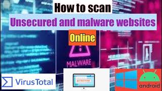 How To Scan Any UnsecuredSuspicious Website ONLINE  No Software Required  By Technical Technology