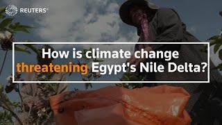 How is climate change threatening Egypts Nile Delta?