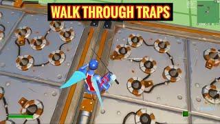 HOW TO WALK THROUGH TRAPS IN FORTNITE CREATIVE Fortnite How to Walk Through Traps