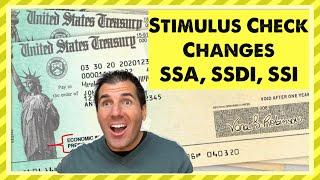 5 Major Stimulus Check Changes - Social Security SSDI SSI Seniors Low Income