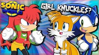 Sonic Tails & FEMALE KNUCKLES?   Sonic Tails & Knuxie Play Sonic World