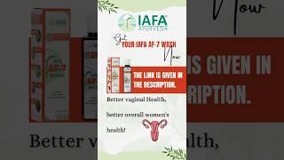 Best Herbal Intimate Wash for Vaginal Health and Feminine Hygiene - IAFA AF-7 Wash #shorts