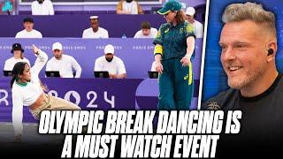 Break Dancing Debuts At The Olympics And Its Hilarious  Pat McAfee Reacts