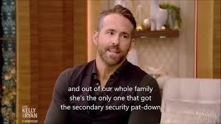 Ryan Reynolds Daughter Got a Pat down at an Airport