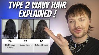 WHAT IS HAIR TYPE 2 ?  How To Recognise Hair Type ?  Different Types Of Wavy Hair