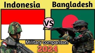 Indonesia vs Bangladesh military power comparison 2024  TOP Powerful Army 2024  #militarypower