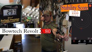 Bowtech Revolt X 80 Review  SPEED TEST AT 77# AND 28.5 DRAW