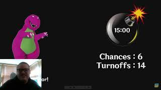 WARNING TOO MUCH EARRAPE AND JUMPSCARES  Hunter Reacts To Barney Error 13 W ProGaming2008