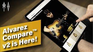 Audition and Switch Guitars Instantly The NEW Alvarez Compare™ - Discover Your Perfect Guitar