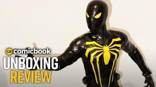 FIRST LOOK Spider-Man Anti-Ock Hot Toys Figure Deluxe Edition Unboxing