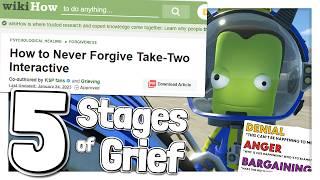 The 5 Stages of Grief in Kerbal Space Program 2 abandoned in silence by Take-Two Interactive