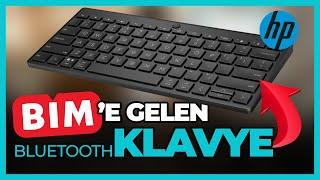 BİM e Gelen HP Bluetooth Kablosuz Klavyeyi Aldım Kutu Açılışı ve Ürün İnceleme  Alınır mı?